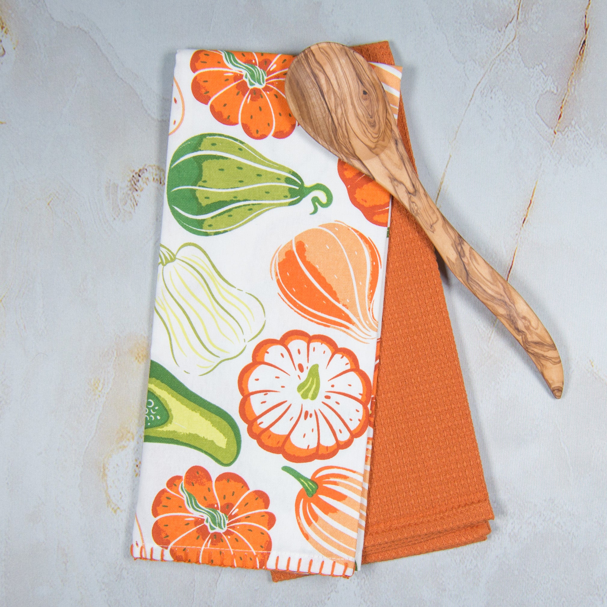 Tea Towel Set of 2 Fall Vegetables CoCo B. Kitchen Home