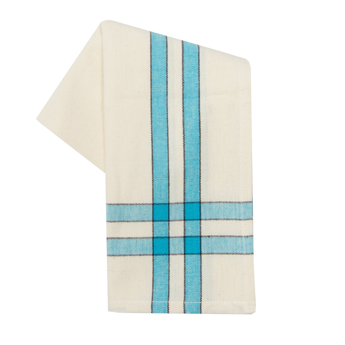 Tea Towel - Dunroven House Two Stripe Border