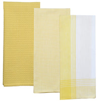 Variety Towel Set - Yellow Set of 3