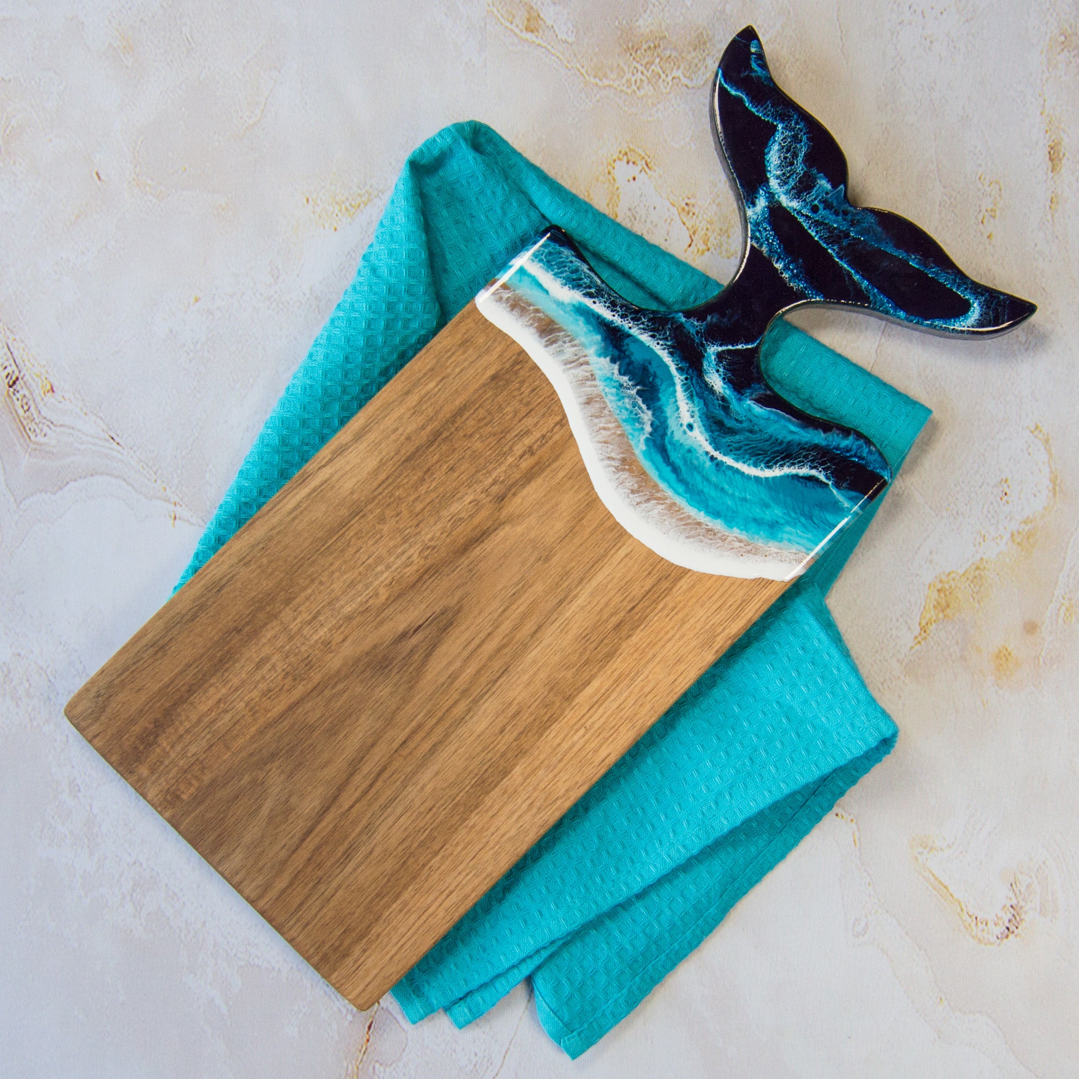 Ocean Design Olive Wood Whale Tail Charcuterie Board – CoCo B. Kitchen &  Home