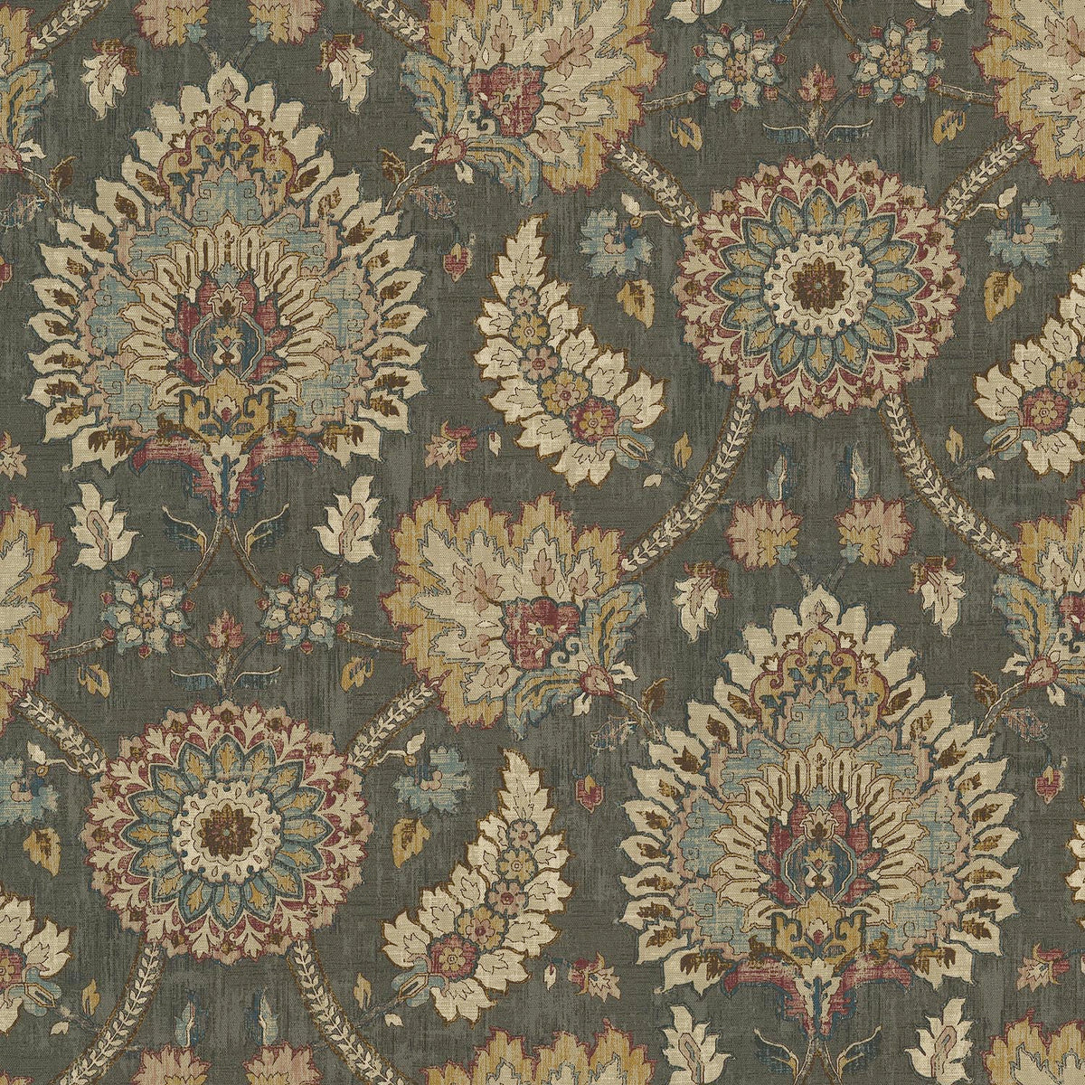 Waverly Castleford - Smoke 682150 Upholstery Fabric