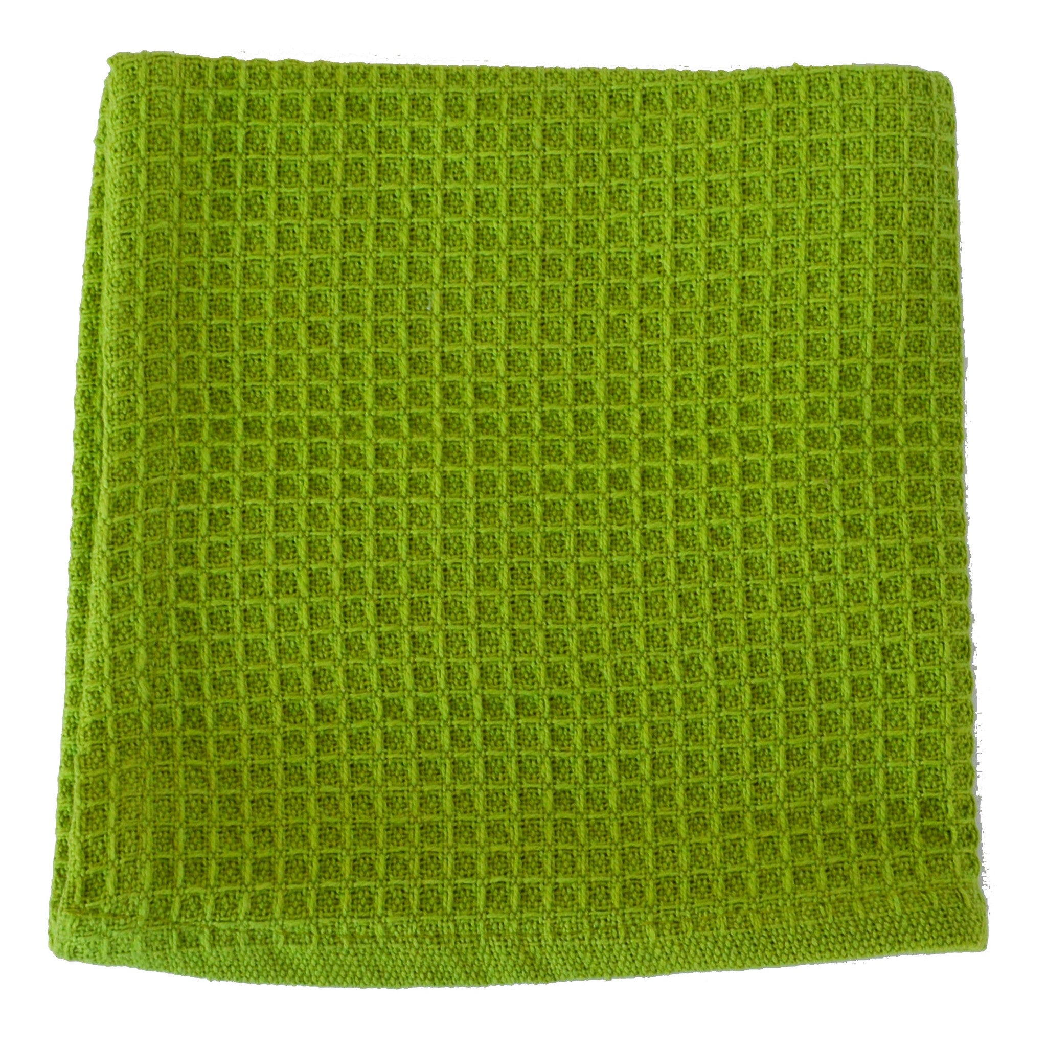 13×13 Waffle Weave Dish Cloth - Lime Green – Miller's Dry Goods