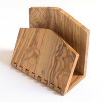 Olive Wood Napkin Holder